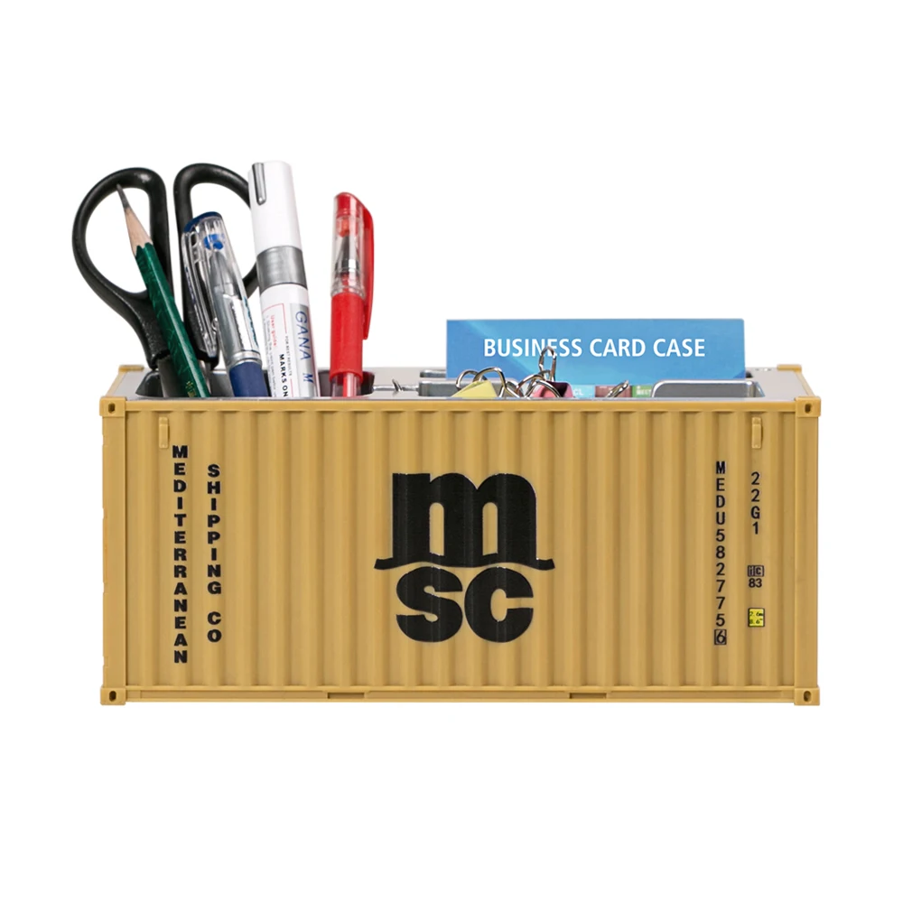 

Simulation Shipping Container Model 20ft Mini Toys Logistics Container MultiFunction Pen Holder Office Must be Gift Custom LOGO