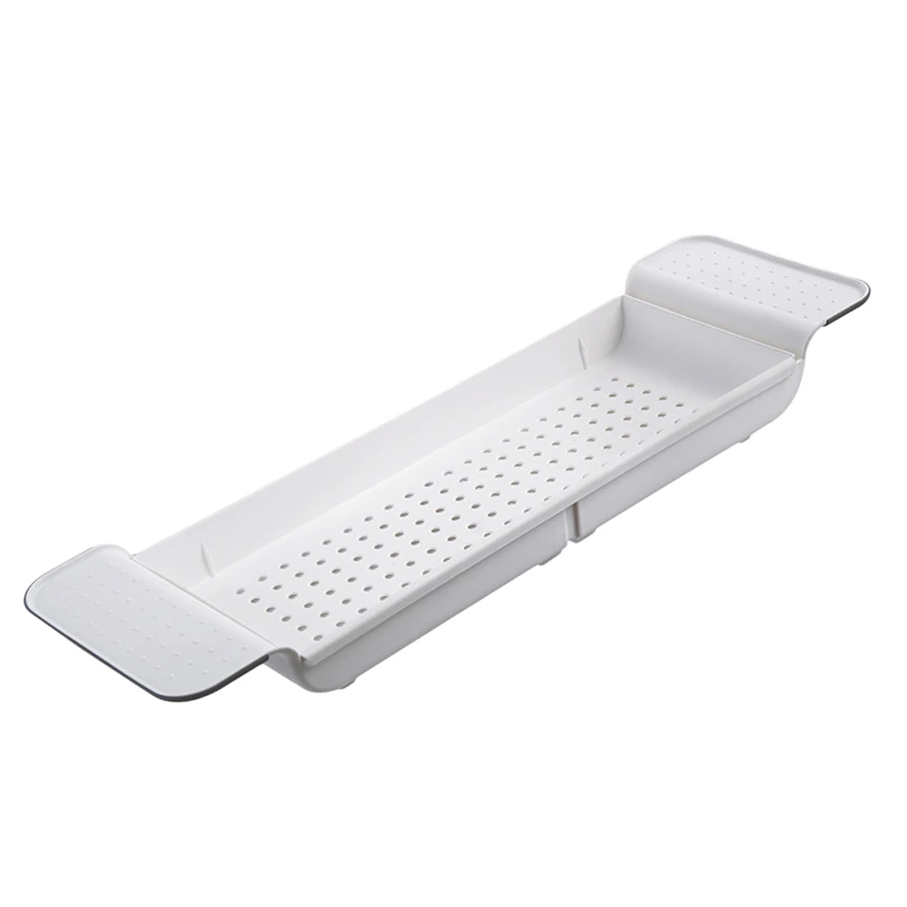 Без сверления масштабируемый поднос для ванной полый органайзер для душа Держатель для кухонных приборов ситечко корзина для мытья ванной комнаты Туалет