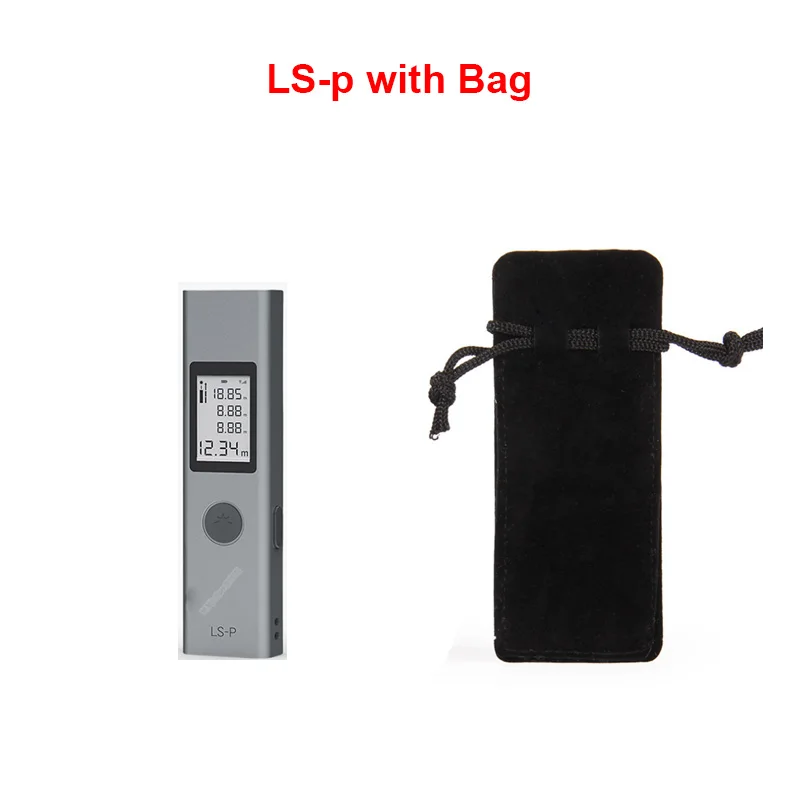LS-P with bag В Xiaomi Duka 40 м лазерный дальномер LS-P LS-1 USB Flash зарядка дальномер Высокоточный Дальномер Измерения - Цвет: LS-P with bag