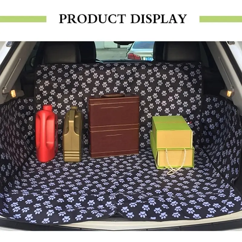 Car Dog Carrier Back Seat Cover Waterproof Anti-dirty Auto Trunk Seat Mat Folding Washable Car Pets Accessories Perro