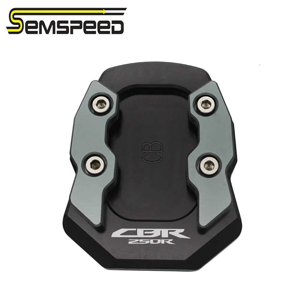 CNC мотоциклетные CBR 250R Sidestand подставки сбоку подставка пластина для Honda CBR250R 2011 2012 2013