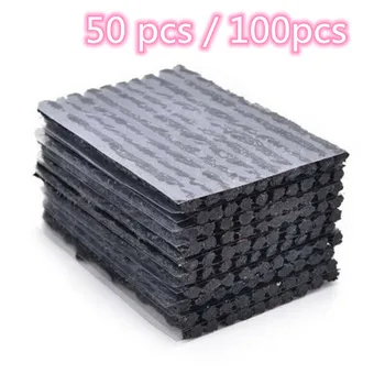 

50/100Pcs Tubeless Seal Strip Quick Repair Recovery Kit For Auto Bike Car Rubber Plug Tire Puncture Tire Repair Tools Drop Ship