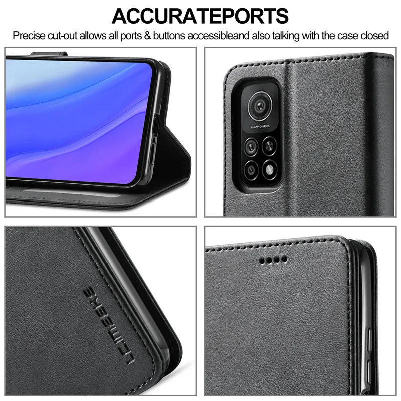 Leather Wallet Flip Phone Case - Sleek and Stylish Design