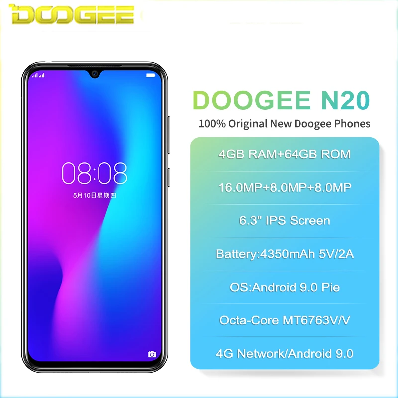  Doogee N20 4G Smartphone 6.3