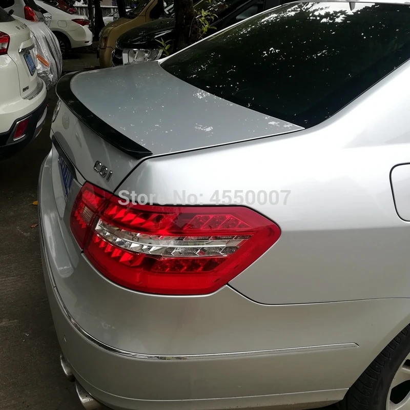 Спойлер для Mercedes W212 2008 2013 Высокое качество Abs Пластиковые чехлы автомобильных