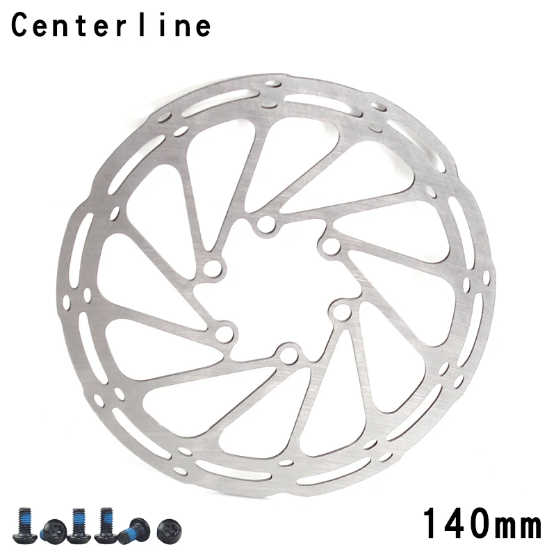 Bike Disc Brake Rotor Centerline 140mm Bicycle parts 410 materials MTB With 6 Bolts For Sram
