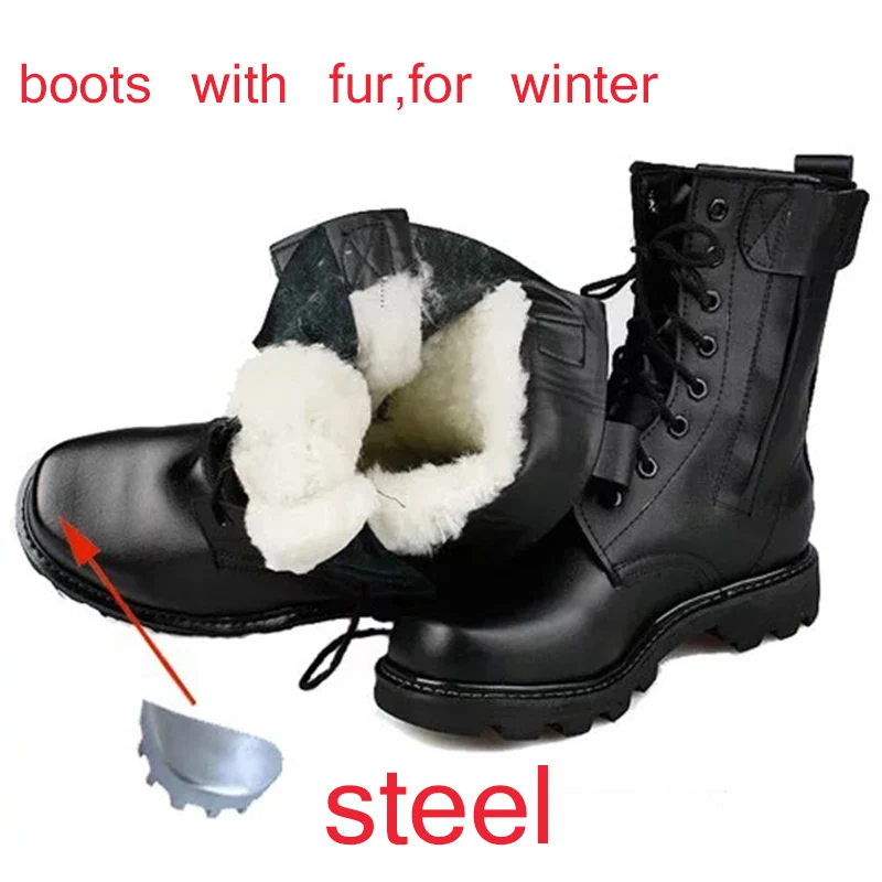 REETENE Men Desert Tactical Military Boots Men'S Wool Plush Warm Boots Mens Work Safty Shoes Waterproof Boots Zapatos Army Boot REETENE Men Desert Tactical Military Boots Men'S Wool Plush Warm Boots Mens Work Safty Shoes Waterproof Boots Zapatos Army Boot