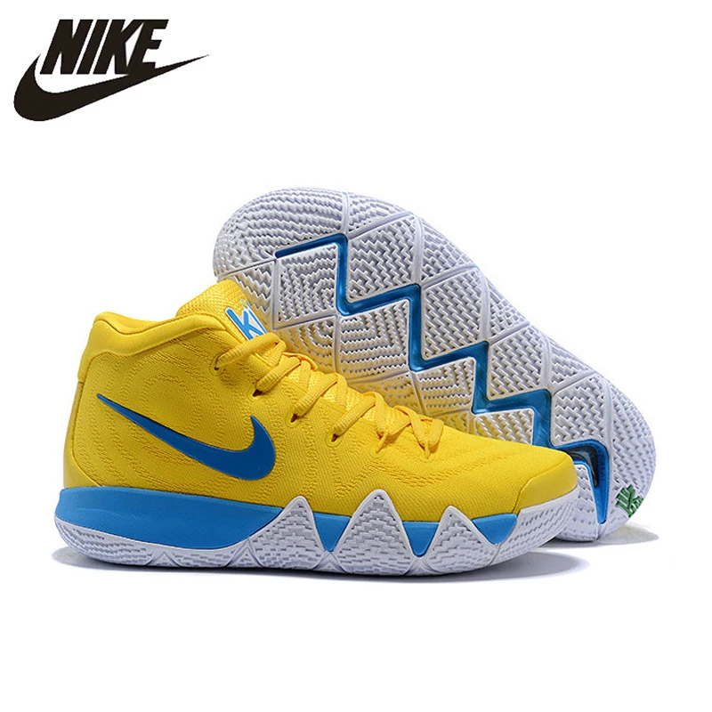 Новое поступление Kyrie 4 Irving 4th поколение конфетти мужская обувь, амортизация износостойкая обертка