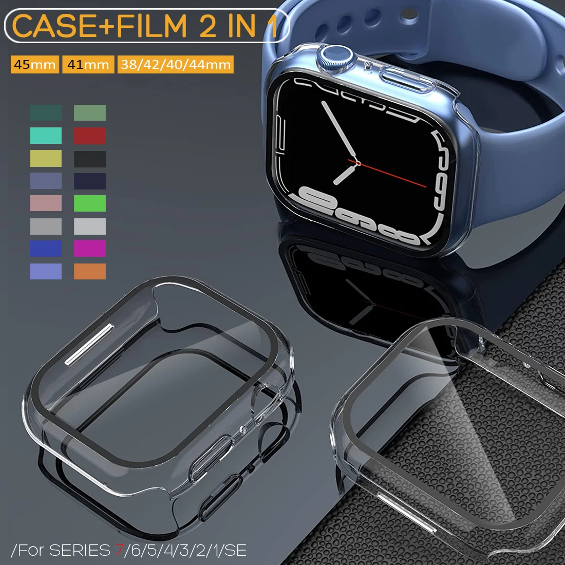 Glass Protector For Apple Watch 44 Screen Protector Whitestone