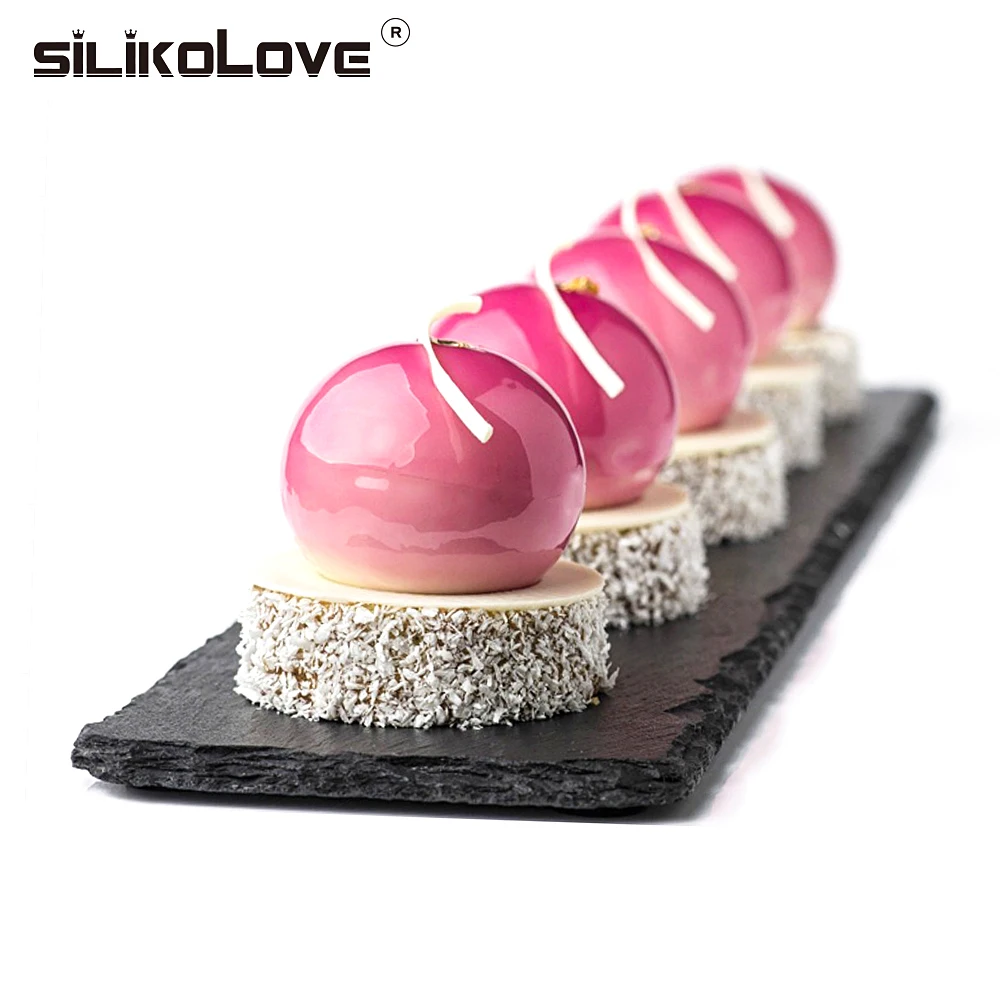 SILIKOLOVE Silicone Cake Mold Baking Accessories Round Ball Mousse Mold Silicone Bakeware Home Kitchen Sugarcraft Dessert Tools