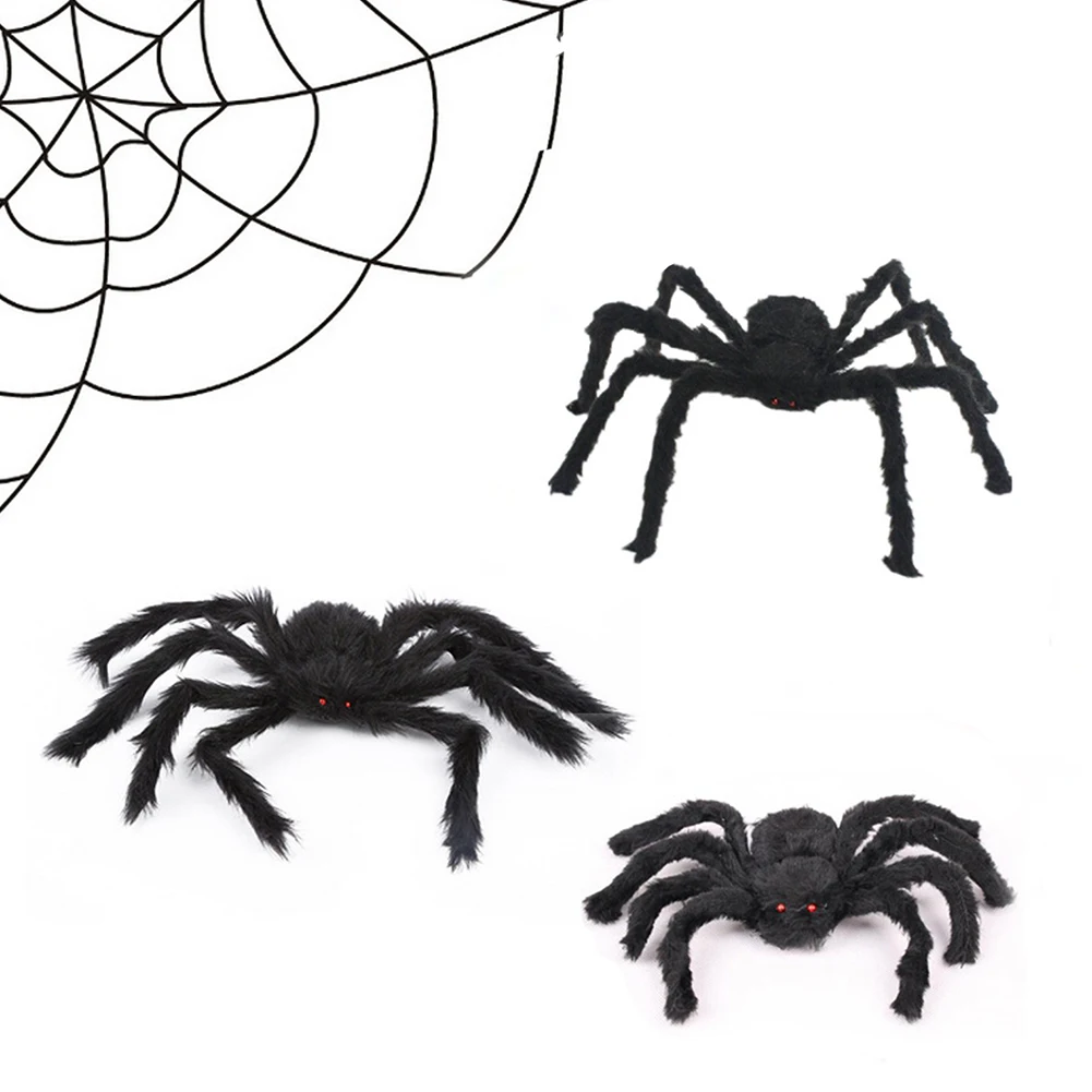HOUSEEN Hairy Giant Spider Decoration Halloween Prop Haunted Party Holiday Decorations -Cosplayware Store H0b7376c21b18437685375fbf3ae42fd4V.jpg