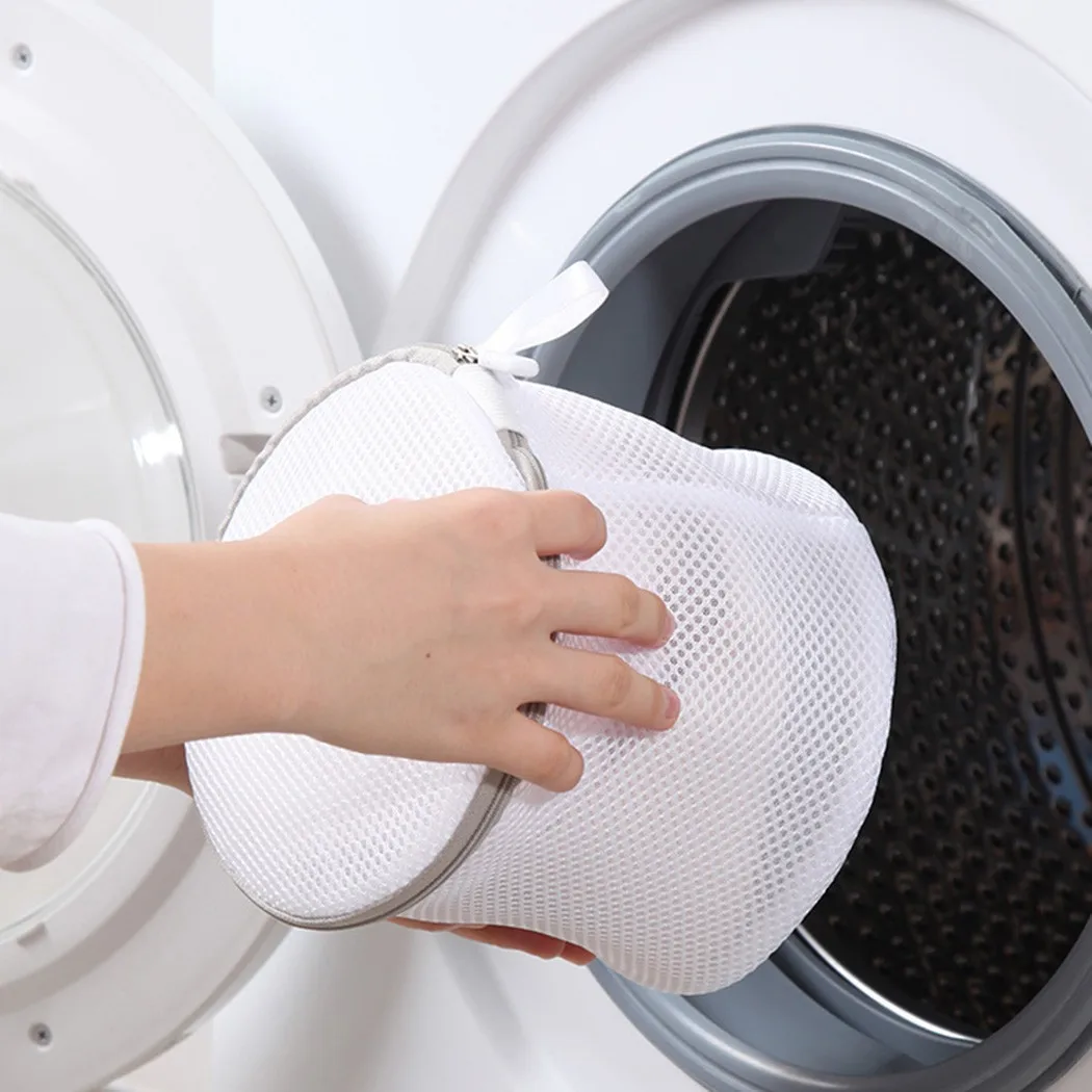 Bra Wash Laundry Bag Zip Net Mesh Sock Washing Machine Basket Lingerie Underwear Washing Machine Easy-to-use Thickened Protectiv