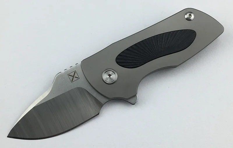 XY630 Флиппер складной нож шарикоподшипник 14c28n лезвие титановая ручка Кемпинг Охота Открытый Карманные Фруктовые Ножи EDC инструменты - Цвет: A