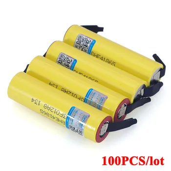 

100PCS New Original HE4 18650 Rechargeable li-lon battery 3.6V 2500mAh Battery 20A 35A discharge + DIY Nickel sheet