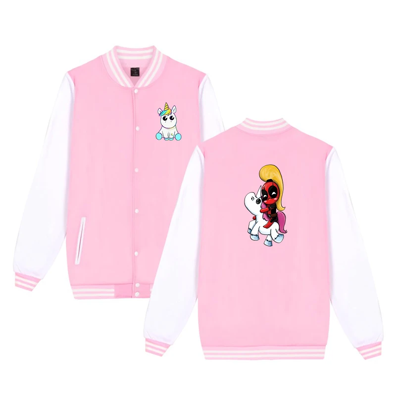 baseball jacket 20 Осенняя бейсбольная куртка с принтом единорога куртки для маленьких мальчиков и девочек детское зимнее теплое пальто для девочек повседневная одежда, верхняя одежда - Цвет: baseball jacket 20