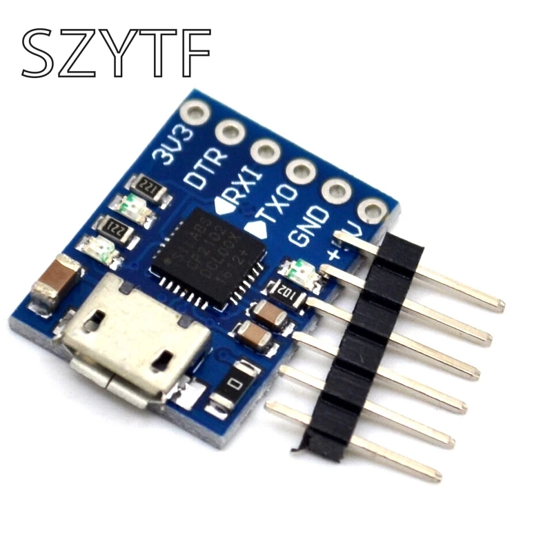Круглый модуль USB TTL CP2102 для последовательного USB-интерфейса UART на платы