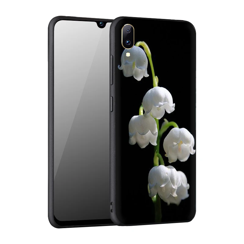 EWAU ландыша цветок силиконовый чехол для телефона VIVO Y11 Y53 Y55s Y81s V5 V7 V9 V11 V15 pro Y17 Y69 Y71