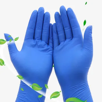 

50 pscDisposable Gloves Lengthen Thicken Nitrile Gloves Box Size Medium Latex Free Powder Free Textured S M L universal Multif