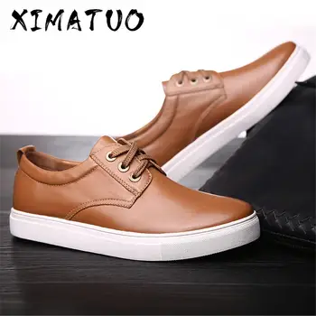 

Autumn Fashion Shoes Men Genuine Leather Casual Moccasin Loafers 36 37 Breathable Slip On Sneakers Man Plus Size 50 51 52