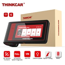 

Thinktool Mini OE-Level Full Systems Diagnostic OBD2 Scanner Automotive Scan Tool 28 Services Lifetime Free ECU Coding ABS Bleed