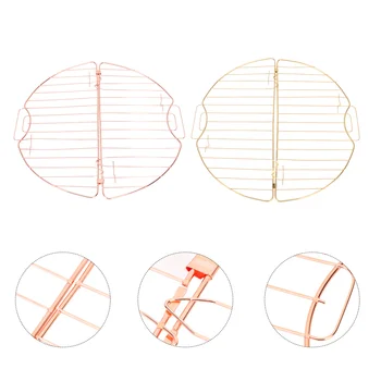 

2 Pcs Collapsible Practical Creative Cake Cooling Rack for Home