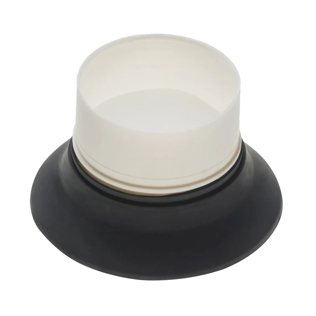 Bass Drum Port Bass Drum Sound Enhancer with Port Hole Ring White