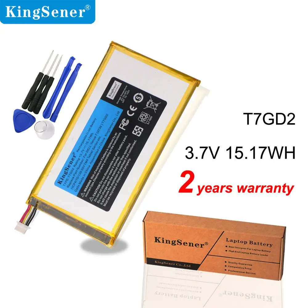 Аккумуляторная батарея KingSener T7GD2 для планшета DELL Venue 7 3736 05YTM4 3 В 15 17 Вт/ч |