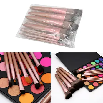 

The New 12 Small Grape Make-up Brushes Aluminum Tube/wood Handle Makeup Brush 2020 New