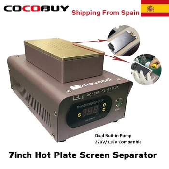 

Q1 Built-in Vacuum 7inches LCD Touch Screen Separator Electronic Hot Plate Machine for iPhone Samsung Repair Tools