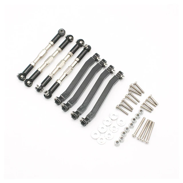 for MN D90 D91 D96 D99 D99S MN90 MS 1/12 RC Car Upgrade Parts Metal Chassis Pull Rods Link Suspension Tie Rod