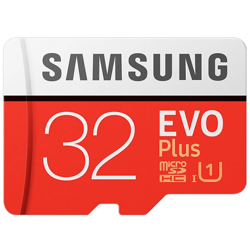 SAMSUNG Micro SD 16 ГБ 32 ГБ 64 Гб 128 ГБ 256 ГБ EVO Plus MicroSD карты памяти SDHC SDXC макс 80 м/с C10 TF Транс Флэш карта микро - Емкость: 32G