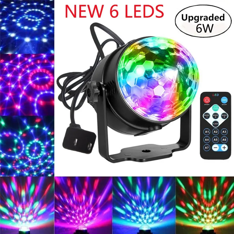 Клубный сценический эффект света для дискотеки, клуба Rave вечерние RGB Кристалл светодиодный проектор шар