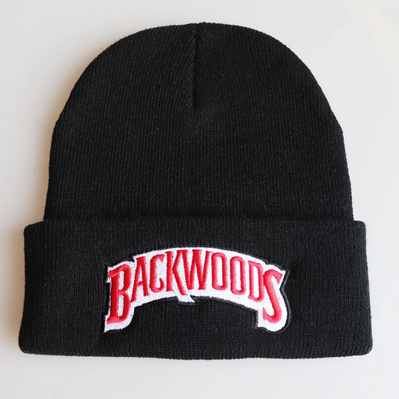 Hip-hop embroidered lettering Cap Men Women backwoods Knitted Wool Hat BACKWOODS embroidered knitted Caps with a hood Caps 