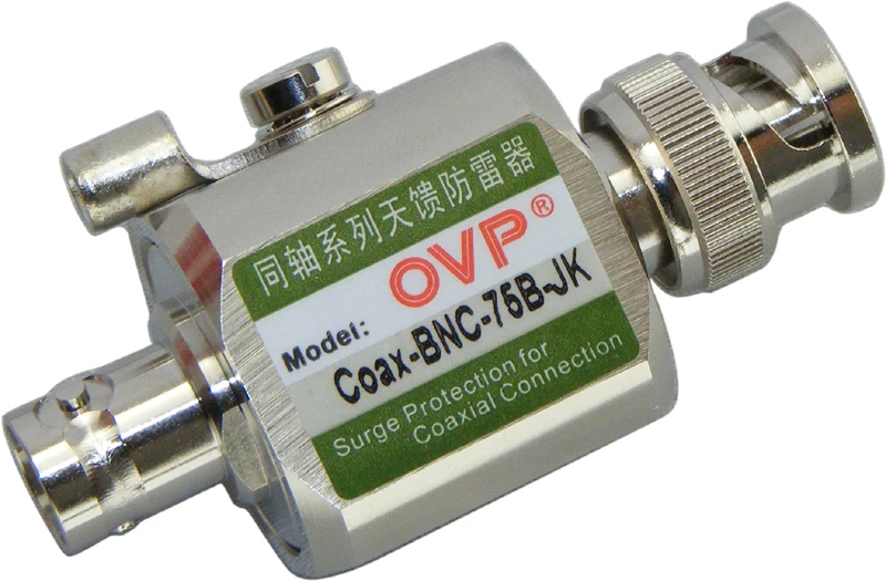 

BNC Head Antenna Feeder Signal Lightning Arrester Antenna Feeder Arrester 0-3G Full Frequency Surge Protector