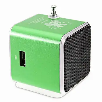 

Mini Speaker FM Bluetooth TF USB Function Support Portable Mini USB Stereo Speakers Digital LCD Music Player for Phone