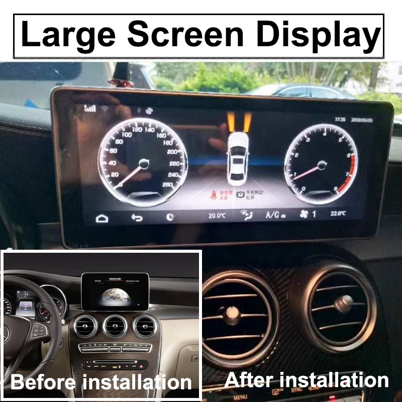 Liandlee автомобильный мультимедийный плеер NAVI для Mercedes Benz MB GLC 200 класс X253 C253 GLC300 CarPlay TPMS Стерео gps навигация