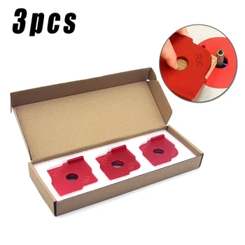 

3pcs Quick-Jig Router Table Bits Engraving Machine Trimmer Jig Corner Templates Cut Perfect Outside Radiuses.For Home Diy Tools