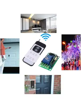 

DC12V-48V Universal single Wireless Remote Control Relay Switch for Water Pump, Lights, Security Systems Garage Door Etc