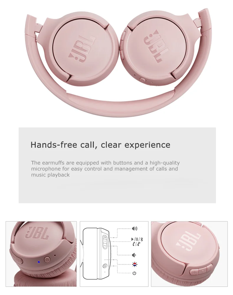 Jbl Tune 500Bt Wireless On Ear Headphone 9