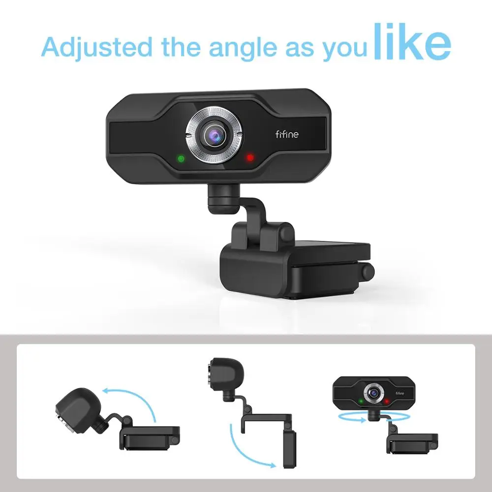 Webcam para Usb Transmissão ao Vivo Webcam com Microfone de Vídeo hd para Vídeo Fifine Completo Desktop & Portátil Calling-k423 1080 p hd - Imagem 3
