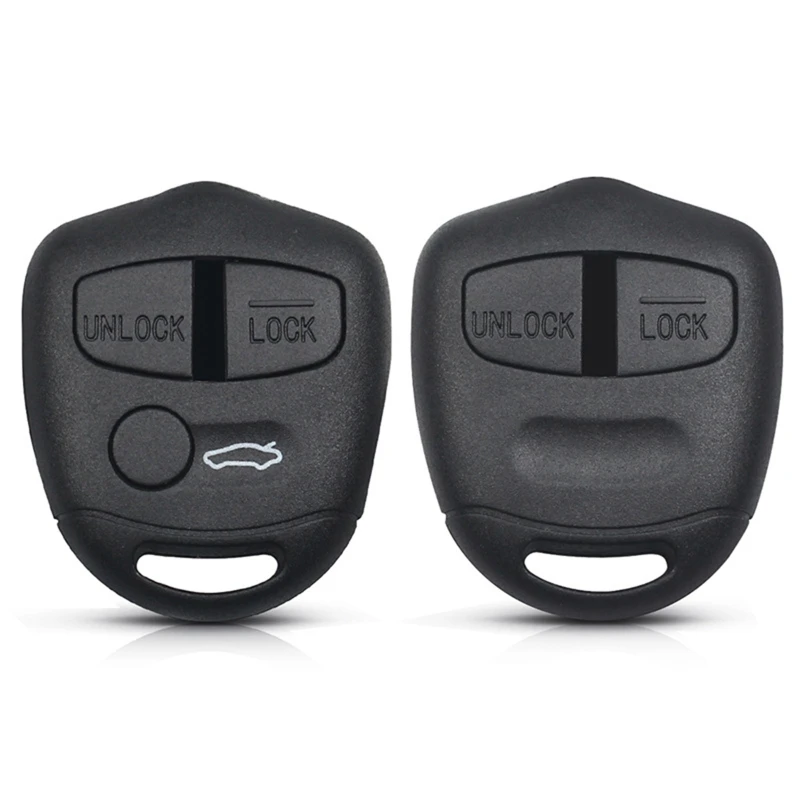 Durable Car Remote Smart Keys Cover Black Shell with 2/3 Buttons Compatible with Mitsubishi Lancer EX Grandis Outlander