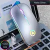 A2 7 Colors Backlit Mosue Silent Mute Rechargeable Wireless Mouse Computer Accessories for Home Office Games ► Photo 3/6