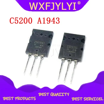 

6PCS 2SA1943 TO-3P 2SC5200 TO-3PL=3pair ( 3PCS C5200 + 3PCS A1943 )