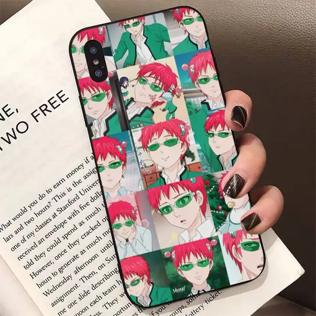 MaiYaCa The Disastrous Life of Saiki K Saiki Kusuo Phone Case for iPhone 11 12 pro XS MAX 8 7 6 6S Plus X 5S SE 2020 XR cover a13