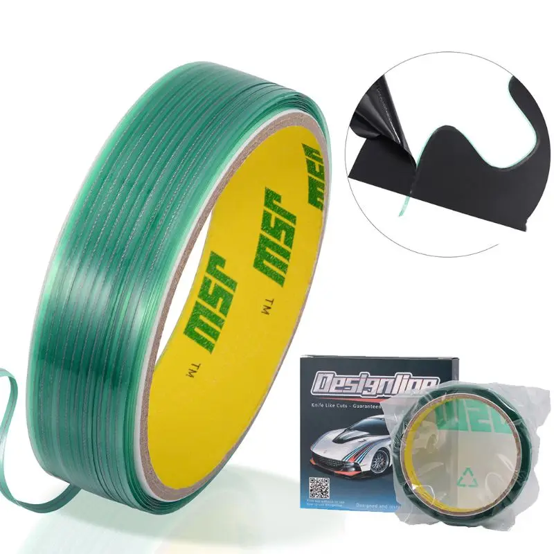 50M Knifeless Cutting Design Line Tape Film Sticker Squeegee Wrap