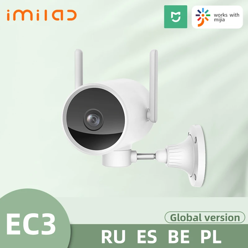 Global Version IMILAB EC3 Outdoor Camera Ip Camera Wifi Mi Home Security Camera 2K Night Vision Cctv Camera Surveillance Camera