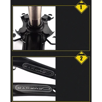 

Bike Cranks Bicycle Hollow Crankset Left Arm Bottom Bracket MTB Useful