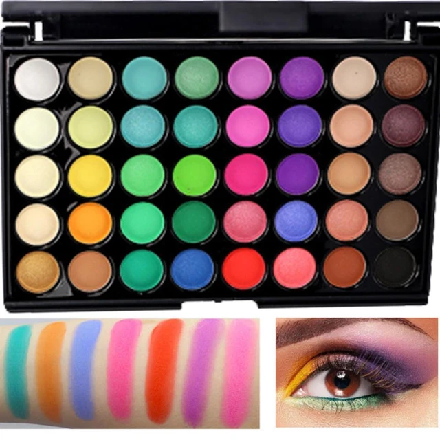 40 Color Eye Makeup Nudes Palette Matte Eyeshadow Cream Makeup Palette  Shimmer Cosmetic Long Lasting Waterproof Make Up Tools - AliExpress