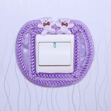 Напрямую от производителя наклейки на выключатель ткань современный минималистичный Стиль Защитный чехол толстые треугольные наклейки на выключатель