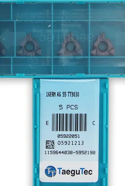 Твердосплавный инструмент для резки taegutec 16ERM AG55 TT9030 10 шт./лот | Инструменты
